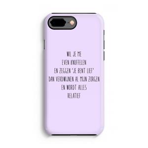 CaseCompany Relatief: iPhone 8 Plus Tough Case