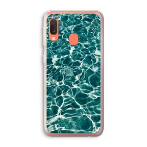 CaseCompany Weerkaatsing water: Samsung Galaxy A20e Transparant Hoesje