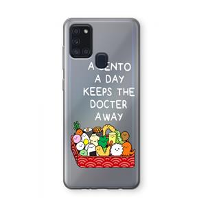 CaseCompany Bento a day: Samsung Galaxy A21s Transparant Hoesje