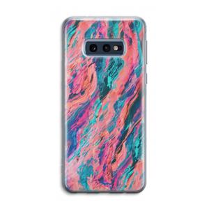 CaseCompany Electric Times: Samsung Galaxy S10e Transparant Hoesje