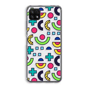 CaseCompany 8-bit N°6: Samsung Galaxy A22 5G Transparant Hoesje