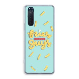 CaseCompany Always fries: Sony Xperia 5 II Transparant Hoesje