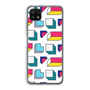 CaseCompany 8-bit N°7: Samsung Galaxy A22 5G Transparant Hoesje