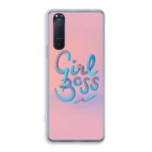 CaseCompany Girl boss: Sony Xperia 5 II Transparant Hoesje