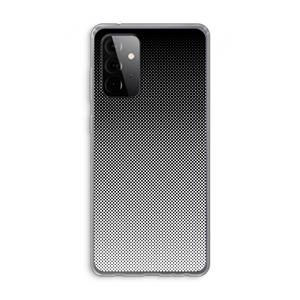 CaseCompany Musketon Halftone: Samsung Galaxy A72 Transparant Hoesje