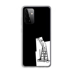 CaseCompany Musketon Painter: Samsung Galaxy A72 Transparant Hoesje