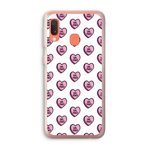 CaseCompany GIRL POWER: Samsung Galaxy A20e Transparant Hoesje
