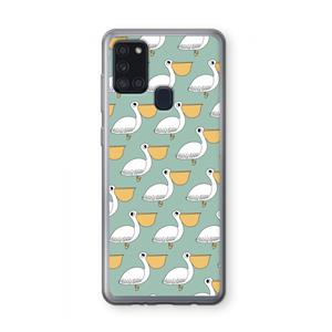 CaseCompany Pelican: Samsung Galaxy A21s Transparant Hoesje