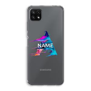 CaseCompany Abstract Spectrum: Samsung Galaxy A22 5G Transparant Hoesje