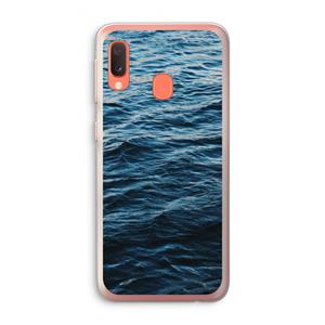 CaseCompany Oceaan: Samsung Galaxy A20e Transparant Hoesje