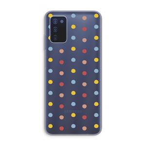 CaseCompany Bollen: Samsung Galaxy A03s Transparant Hoesje
