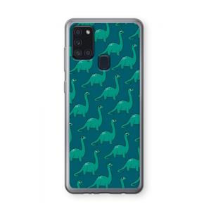 CaseCompany Diplodocus: Samsung Galaxy A21s Transparant Hoesje