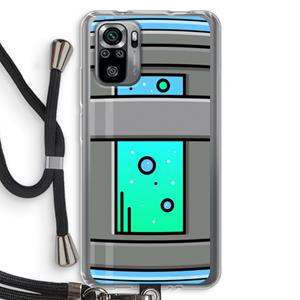 CaseCompany Chug Bottle: Xiaomi Redmi Note 10S Transparant Hoesje met koord