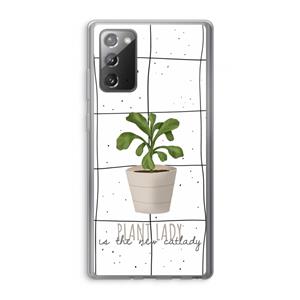CaseCompany Kamerplant op vensterruit: Samsung Galaxy Note 20 / Note 20 5G Transparant Hoesje