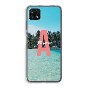CaseCompany Pacific Dream: Samsung Galaxy A22 5G Transparant Hoesje