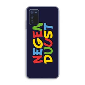 CaseCompany 90's One: Samsung Galaxy A03s Transparant Hoesje
