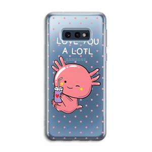 CaseCompany Love You A Lotl: Samsung Galaxy S10e Transparant Hoesje