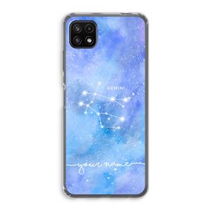 CaseCompany Sterrenbeeld - Licht: Samsung Galaxy A22 5G Transparant Hoesje