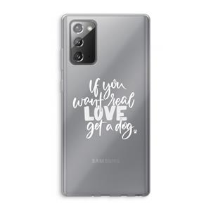 CaseCompany Partner in crime: Samsung Galaxy Note 20 / Note 20 5G Transparant Hoesje