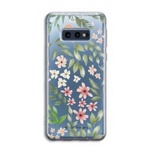 CaseCompany Botanical sweet flower heaven: Samsung Galaxy S10e Transparant Hoesje