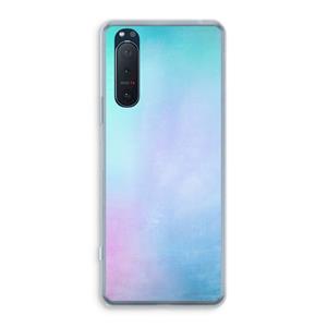 CaseCompany mist pastel: Sony Xperia 5 II Transparant Hoesje