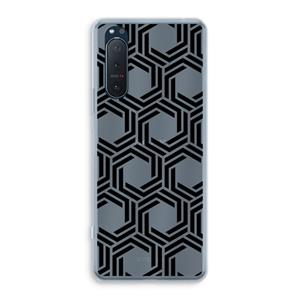 CaseCompany Geometrisch patroon: Sony Xperia 5 II Transparant Hoesje