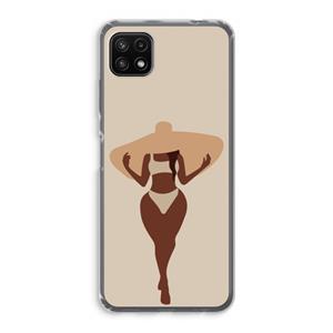 CaseCompany Let's get salty: Samsung Galaxy A22 5G Transparant Hoesje