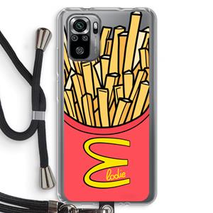 CaseCompany McElodie: Xiaomi Redmi Note 10S Transparant Hoesje met koord