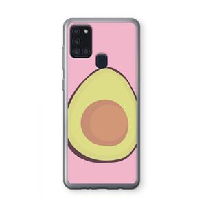 CaseCompany Avocado: Samsung Galaxy A21s Transparant Hoesje