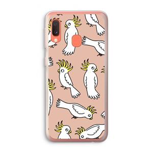 CaseCompany Papegaai: Samsung Galaxy A20e Transparant Hoesje