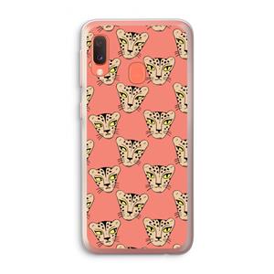 CaseCompany Tijger: Samsung Galaxy A20e Transparant Hoesje