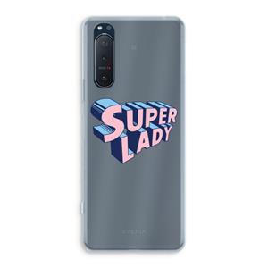 CaseCompany Superlady: Sony Xperia 5 II Transparant Hoesje