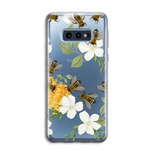 CaseCompany No flowers without bees: Samsung Galaxy S10e Transparant Hoesje