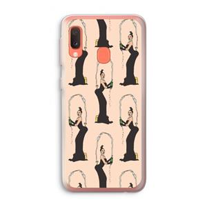 CaseCompany Pop Some Kim: Samsung Galaxy A20e Transparant Hoesje