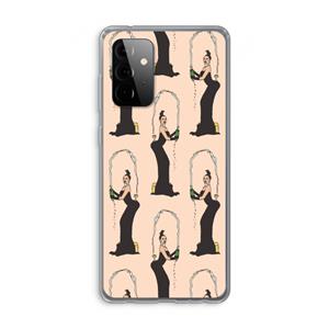 CaseCompany Pop Some Kim: Samsung Galaxy A72 Transparant Hoesje