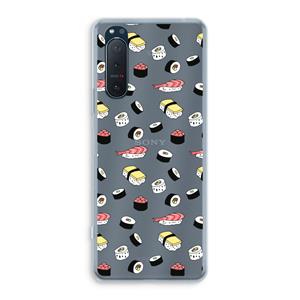 CaseCompany Sushi time: Sony Xperia 5 II Transparant Hoesje