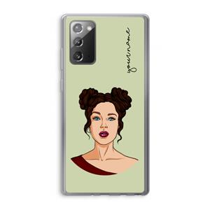 CaseCompany Pop-Art Creator: Samsung Galaxy Note 20 / Note 20 5G Transparant Hoesje