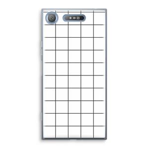 CaseCompany Rooster: Sony Xperia XZ1 Transparant Hoesje