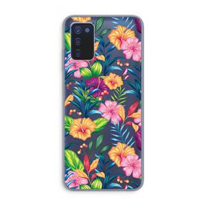CaseCompany Tropisch 2: Samsung Galaxy A03s Transparant Hoesje