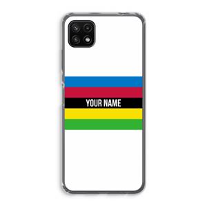 CaseCompany WK Wielrennen: Samsung Galaxy A22 5G Transparant Hoesje