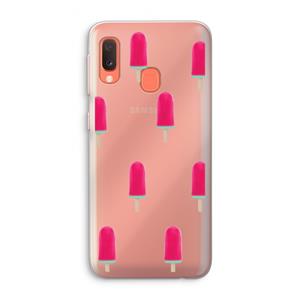 CaseCompany Waterijsje: Samsung Galaxy A20e Transparant Hoesje