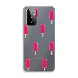 CaseCompany Waterijsje: Samsung Galaxy A72 Transparant Hoesje