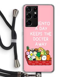 CaseCompany Bento a day: Samsung Galaxy S21 Ultra Transparant Hoesje met koord