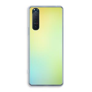 CaseCompany Minty mist pastel: Sony Xperia 5 II Transparant Hoesje