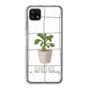 CaseCompany Kamerplant op vensterruit: Samsung Galaxy A22 5G Transparant Hoesje