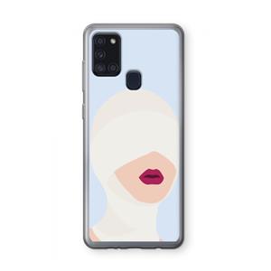 CaseCompany Incognito: Samsung Galaxy A21s Transparant Hoesje