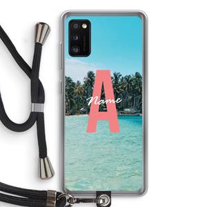 CaseCompany Pacific Dream: Samsung Galaxy A41 Transparant Hoesje met koord