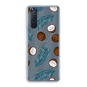 CaseCompany Kokosnoot roze: Sony Xperia 5 II Transparant Hoesje