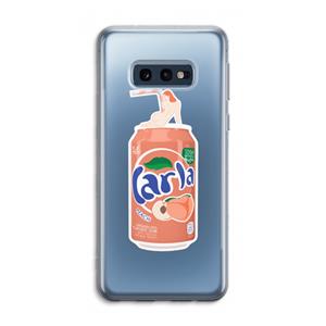 CaseCompany S(peach)less: Samsung Galaxy S10e Transparant Hoesje