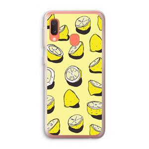 CaseCompany When Life Gives You Lemons...: Samsung Galaxy A20e Transparant Hoesje